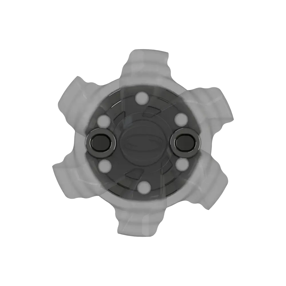 SPIKE 3 PIN ビンディング Pivix Golf Spikes – Fast Twist® 3.0 | Gray/Black – Golftees.com