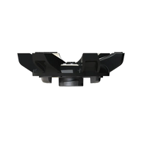 Side angle of the black Stealth Golf Spikes