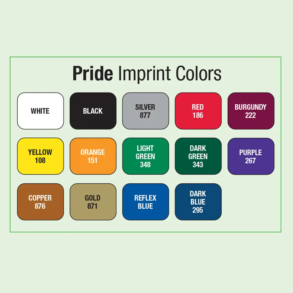 Pride Imprint Color Compare Diagram