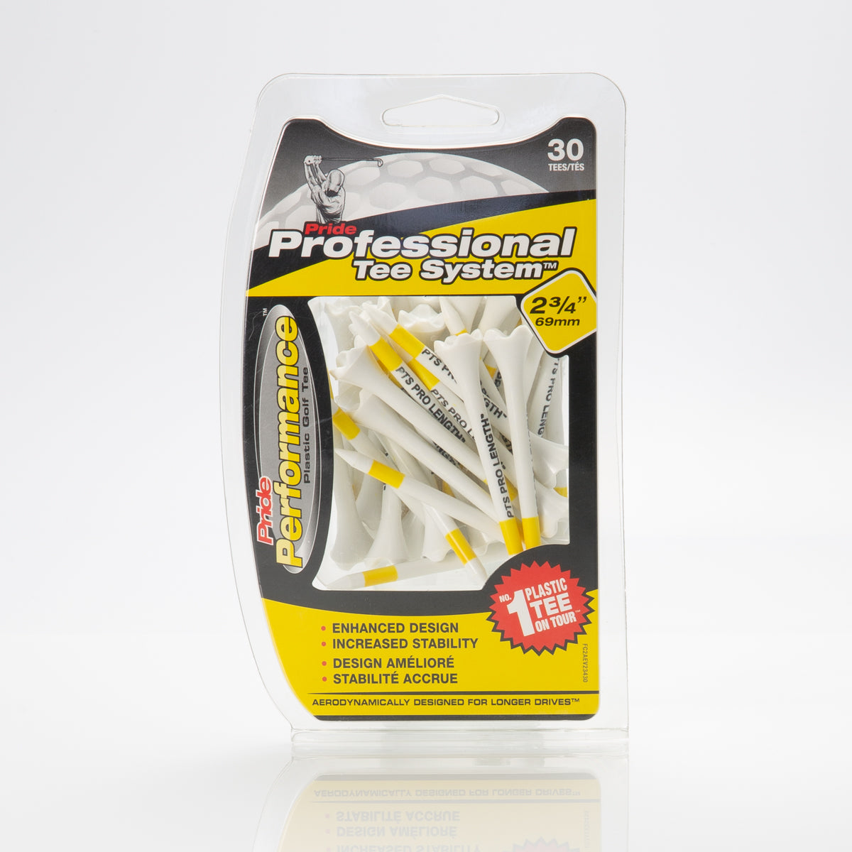 2 3/4" Professional Tee System® (PTS) Pride Performance® Plastic Tees - 30ct