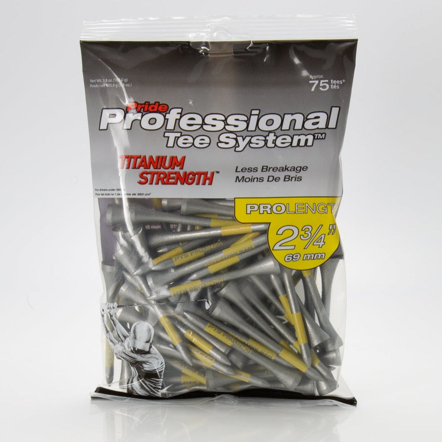 Professional Tee System™ (PTS) Titanium Strength™ Wood Golf Tees