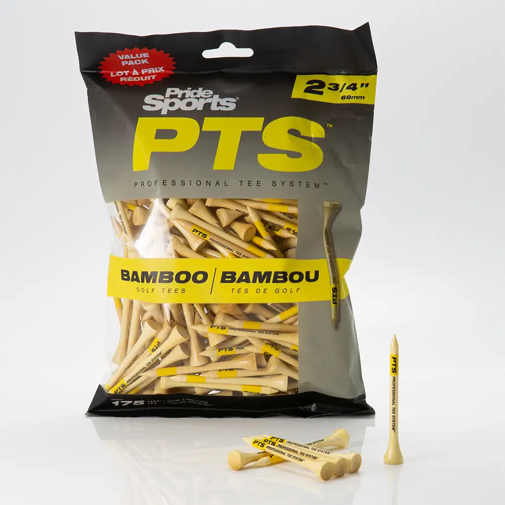 175 Count Professional Tee System™ (PTS)- 2 3/4" Bamboo Tees Packaging.