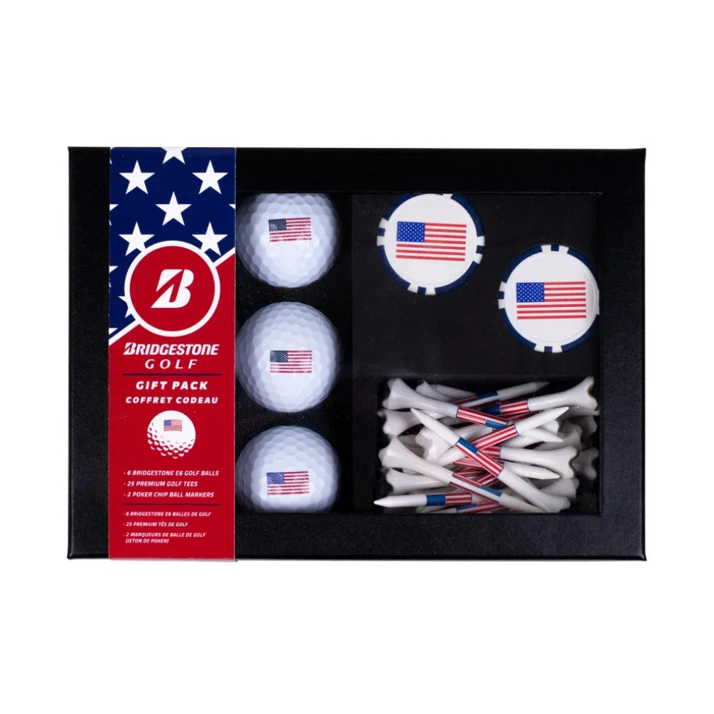 Bridgestone Golf Gift Pack - USA Flag – Golftees.com