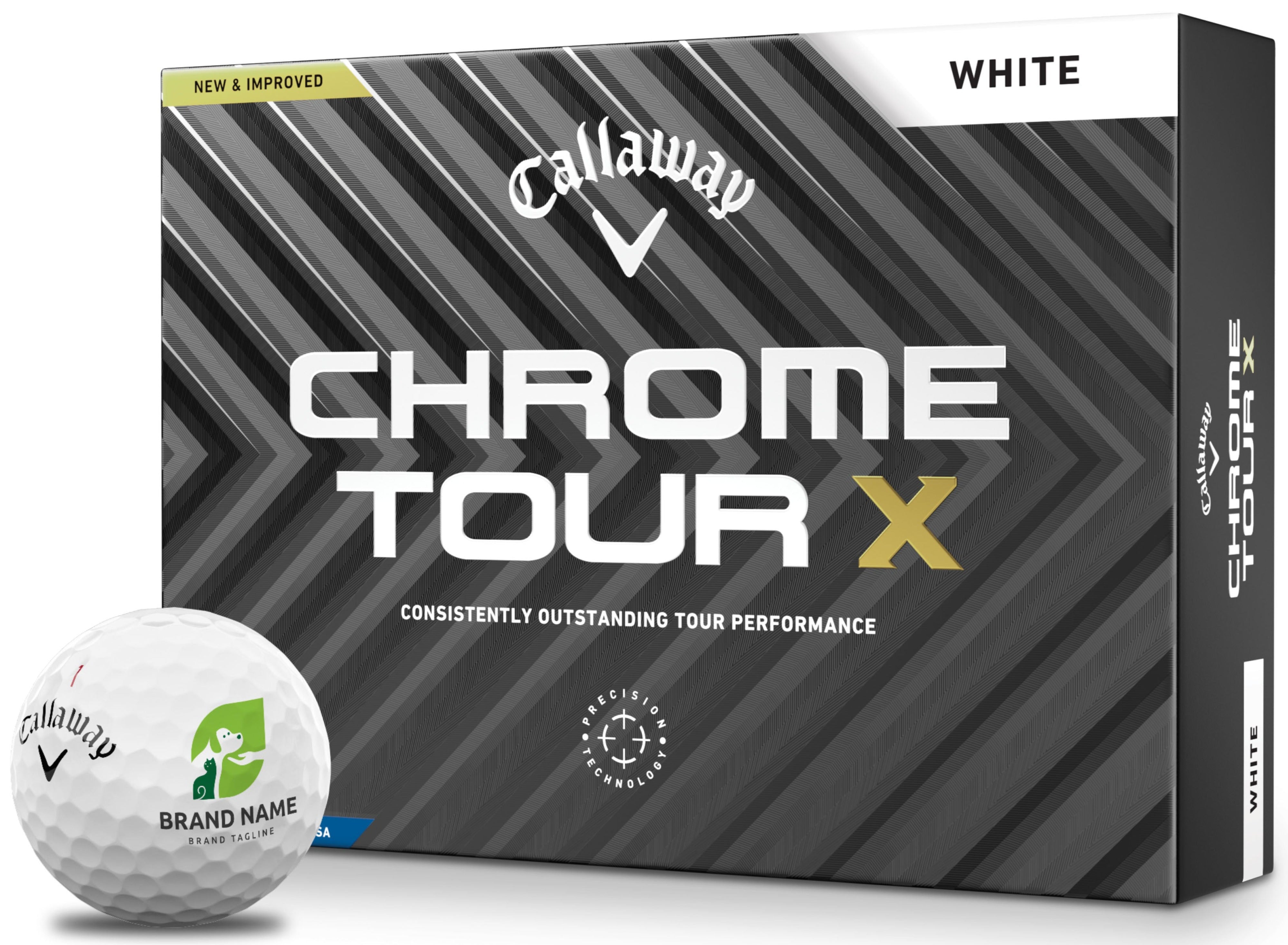 Callaway Chrome Tour X - Custom Text Imprint