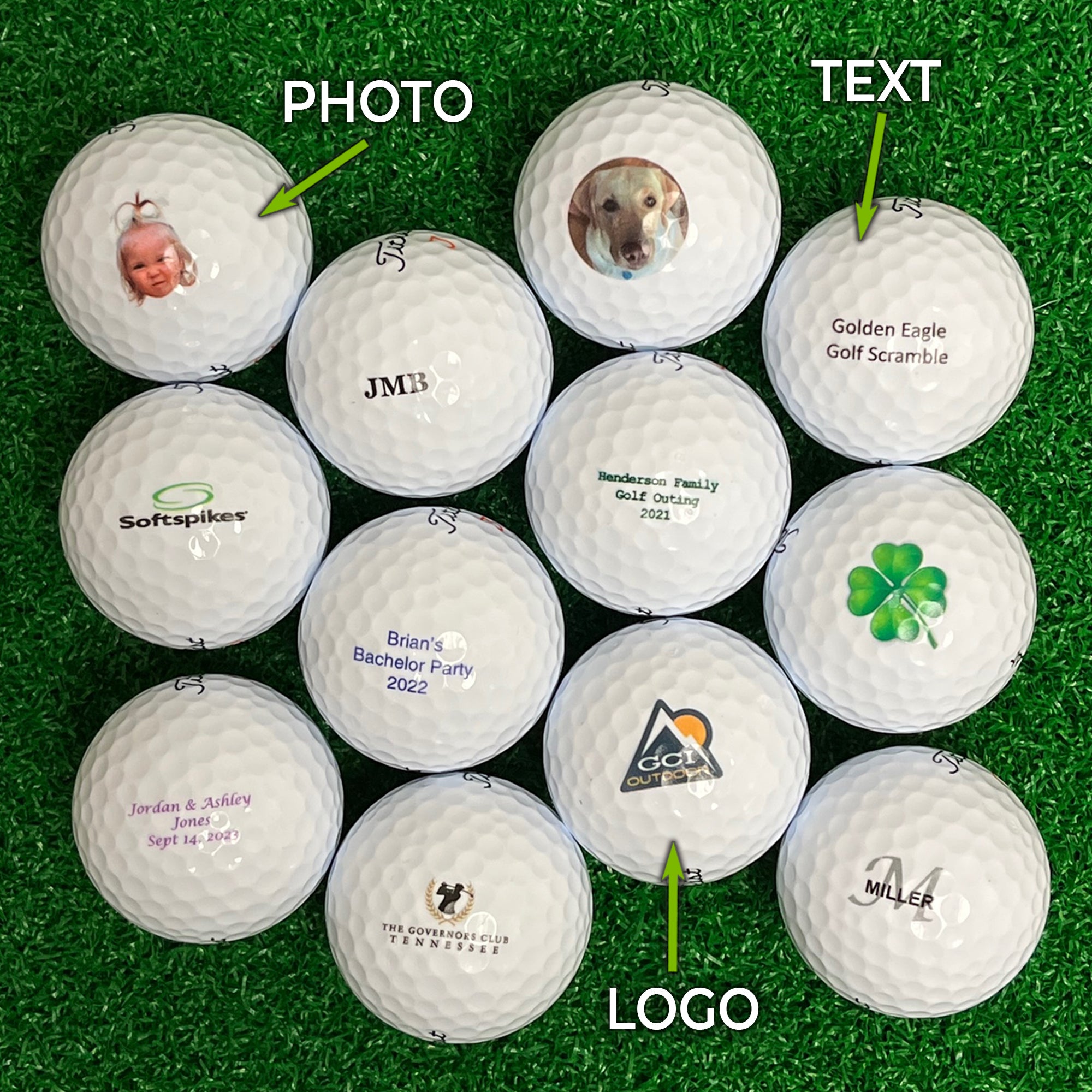 Titleist TruFeel - Custom Text Imprint