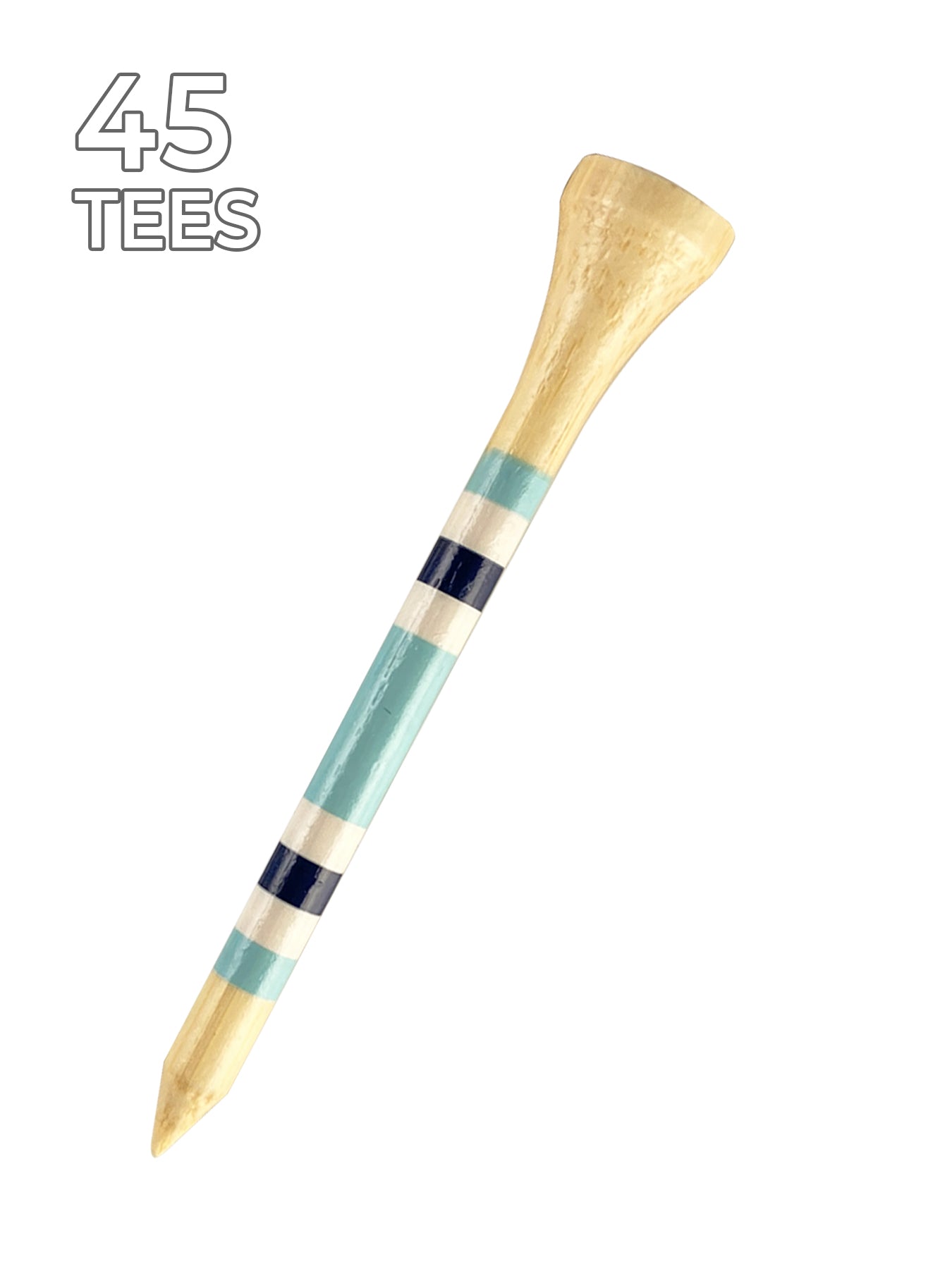 Nova Bamboo Golf Tees™ - Blue / White / Navy