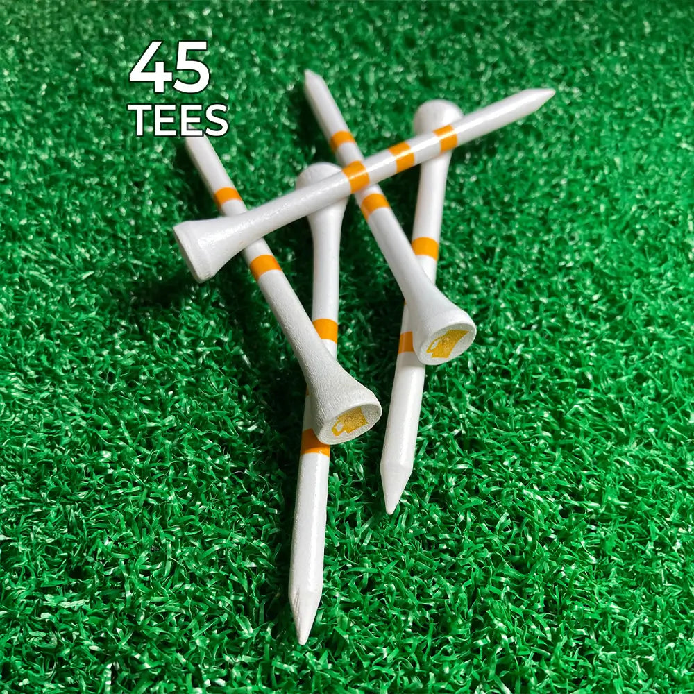 Five beer mug print PrideSports Special Edition Wood Golf Tees.