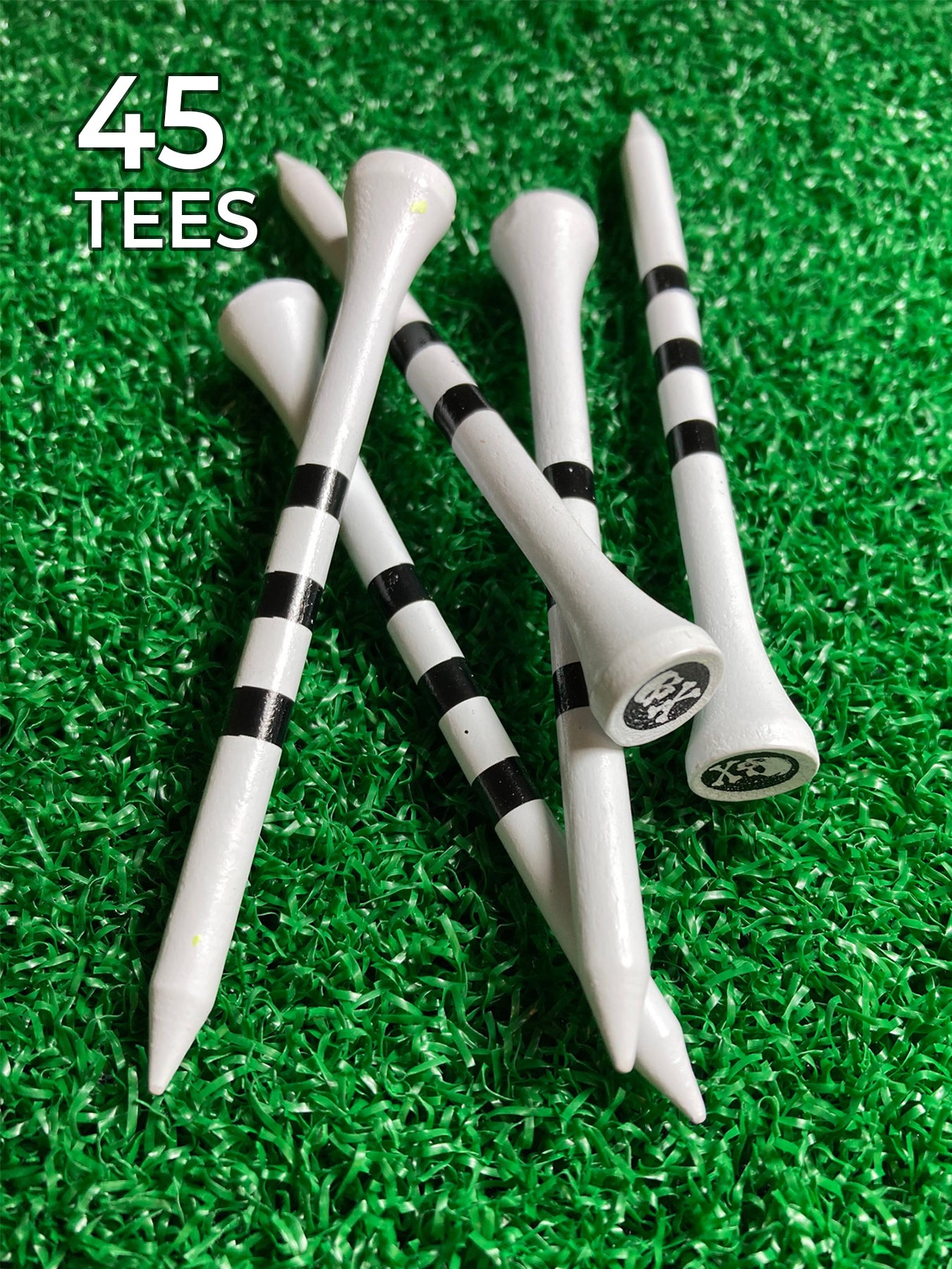 PrideSports Special Edition Wood Golf Tees- 45ct