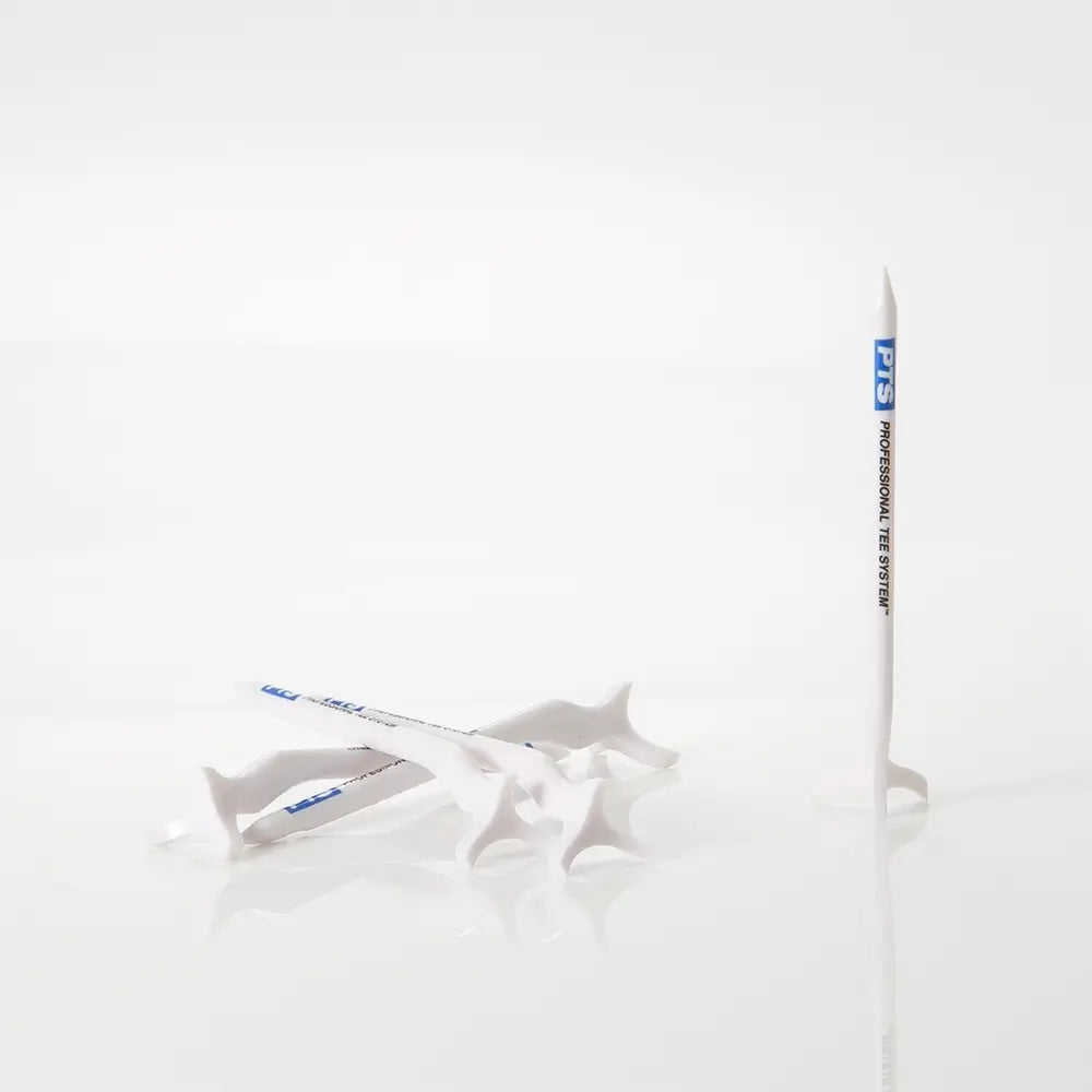 Six 2-3/4" PTS Offset Plastic Golf Tees
