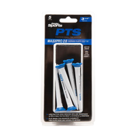 PTS 3-1/4" packaging with 3-1/4" tees next to the package.