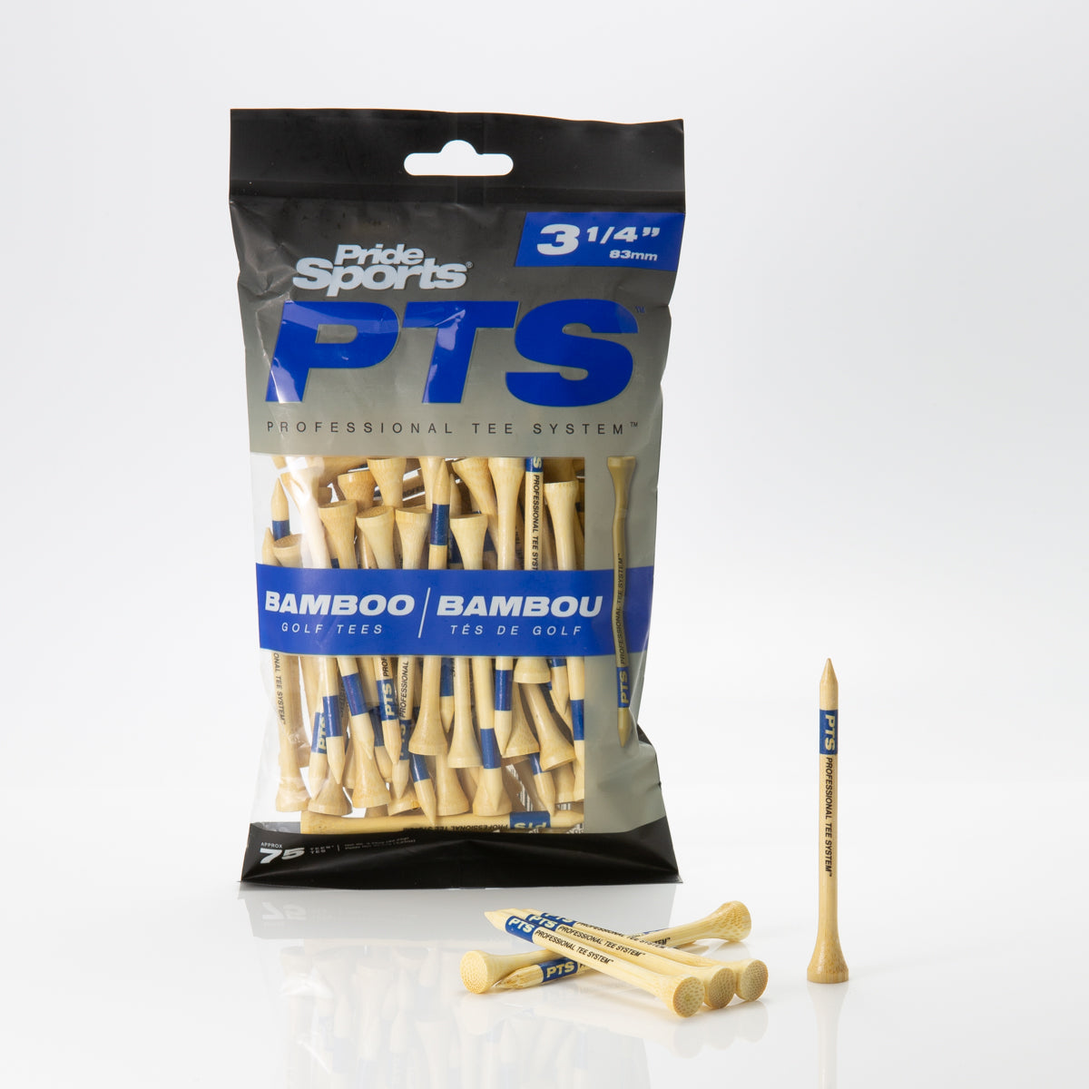 Professional Tee System™ (PTS)- 3 1/4" Bamboo Tees