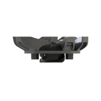 Side angle of silver Tornado Golf Spike