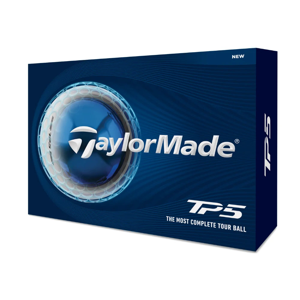 TaylorMade 2026 TP5 Golf Balls | 1 Dozen White – Golftees.com