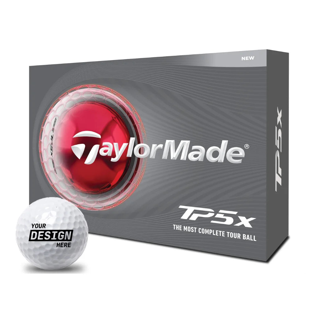 TaylorMade 2024 TP5x Golf Balls | Custom Imprint – Golftees.com