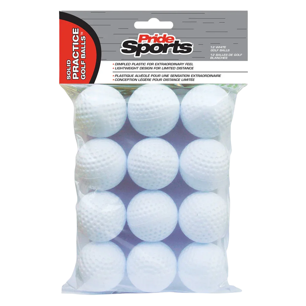 White Solid Practice Balls