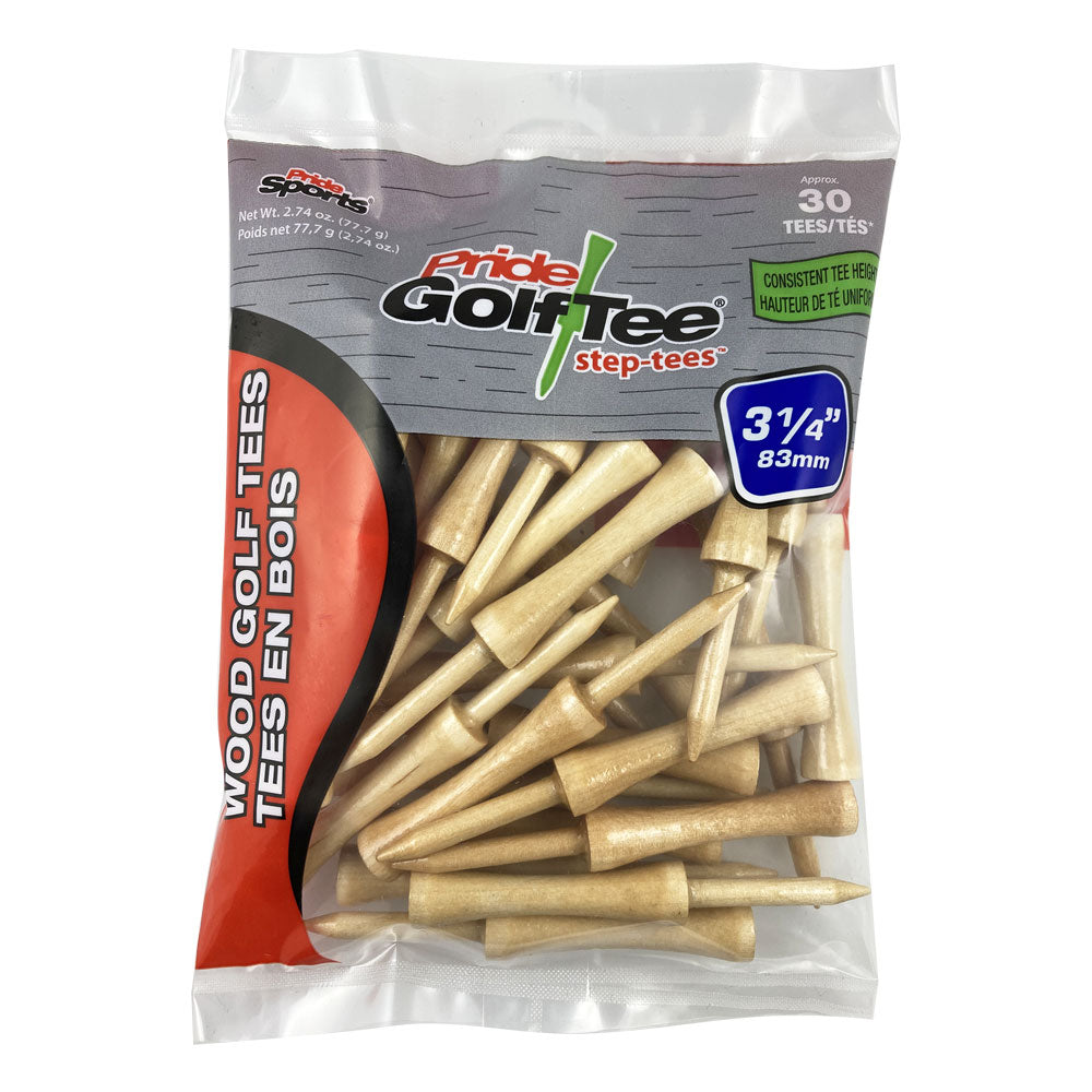 3 1/4" Pride Golf Tee Step Tees - 30ct