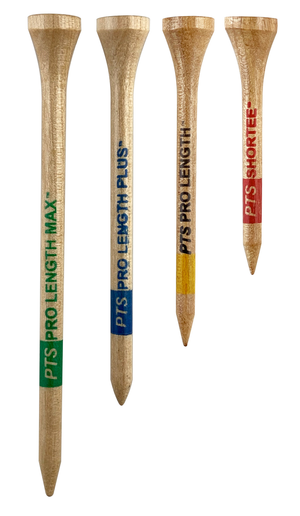 Professional Tee System™ (PTS) Wood Golf Tees