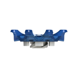 Side angle of blue Pulsar Golf Spikes