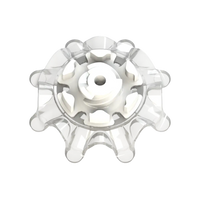 Back side 
angle of white Pulsar Golf Spikes