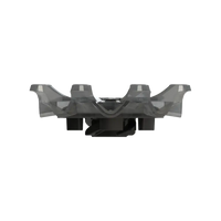 Side angle of the dark gray and black Pulsar Golf Spikes 