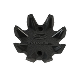 Front side angle of Black Widow golf traction spike