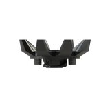 Side angle of Black Widow golf traction spike 