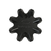 Front view of Black Widow golf traction spike 