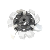 Back side angle of white Tour Flex Pro Golf Spikes