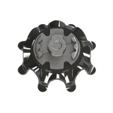 Back view of the Pulsar Golf Spikes black/silver
