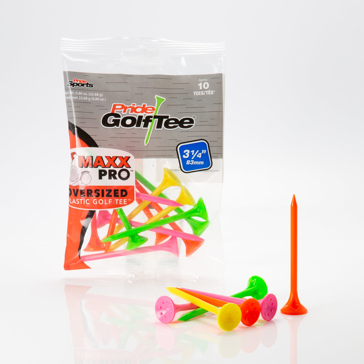 Pride Golf Tee® MaxxPro™ Oversized Golf Tee™  Neon