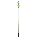 Telescopic pole with a ball retriever on a white background