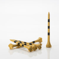 3 ¼" Striped Pride Performance® Plastic Tees - Natural