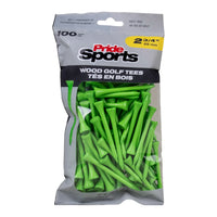 2 ¾" Pride Golf Tee® Packs - Citrus Green
