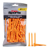 2 ¾" Pride Golf Tee® Packs - Citrus Orange