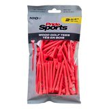 2 ¾" Pride Golf Tee® Packs - Citrus Pink