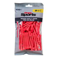 2 ¾" Pride Golf Tee® Packs - Citrus Pink