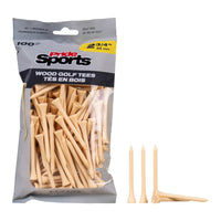 2 ¾" Pride Golf Tee® Packs - Natural