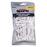 2 ¾" Pride Golf Tee® Packs - White