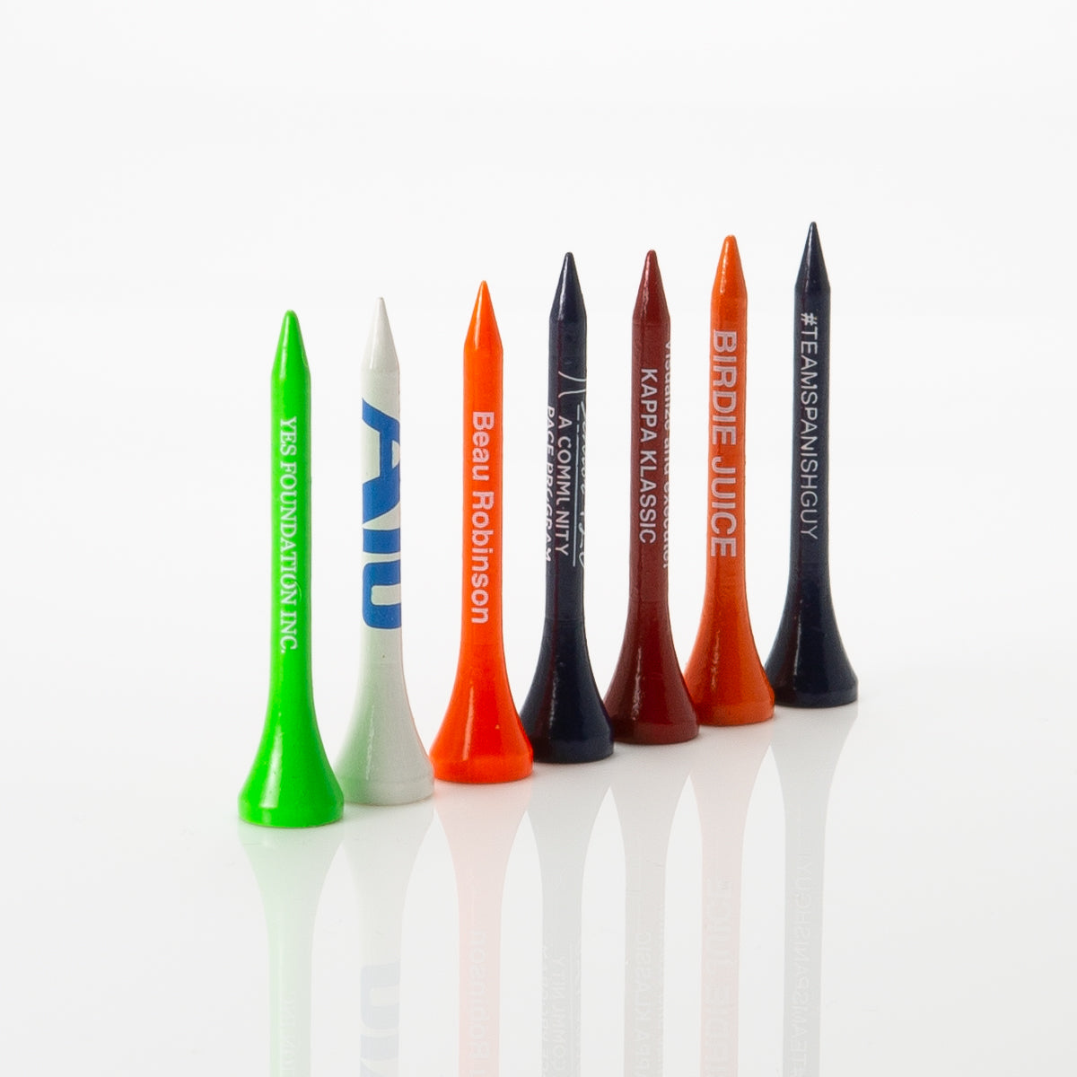 2 ⅛" Personalized Wood Golf Tees