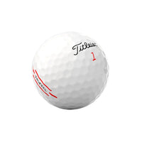 White Titleist TruFeel golf ball with 'Titleist' branding on a white background
