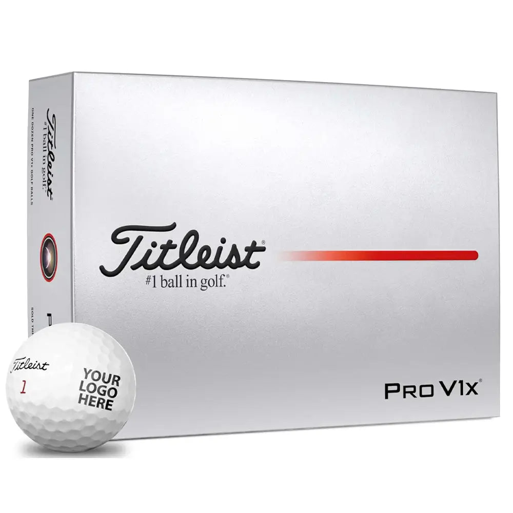 Titleist Pro V1x 2025 最新モデル プレミアムマーカー付 2025 Titleist® Pro V1x® - Custom Imprint