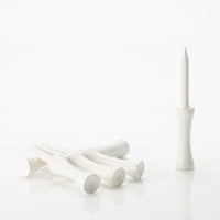 Six white pride step tees positioned next to one another. 