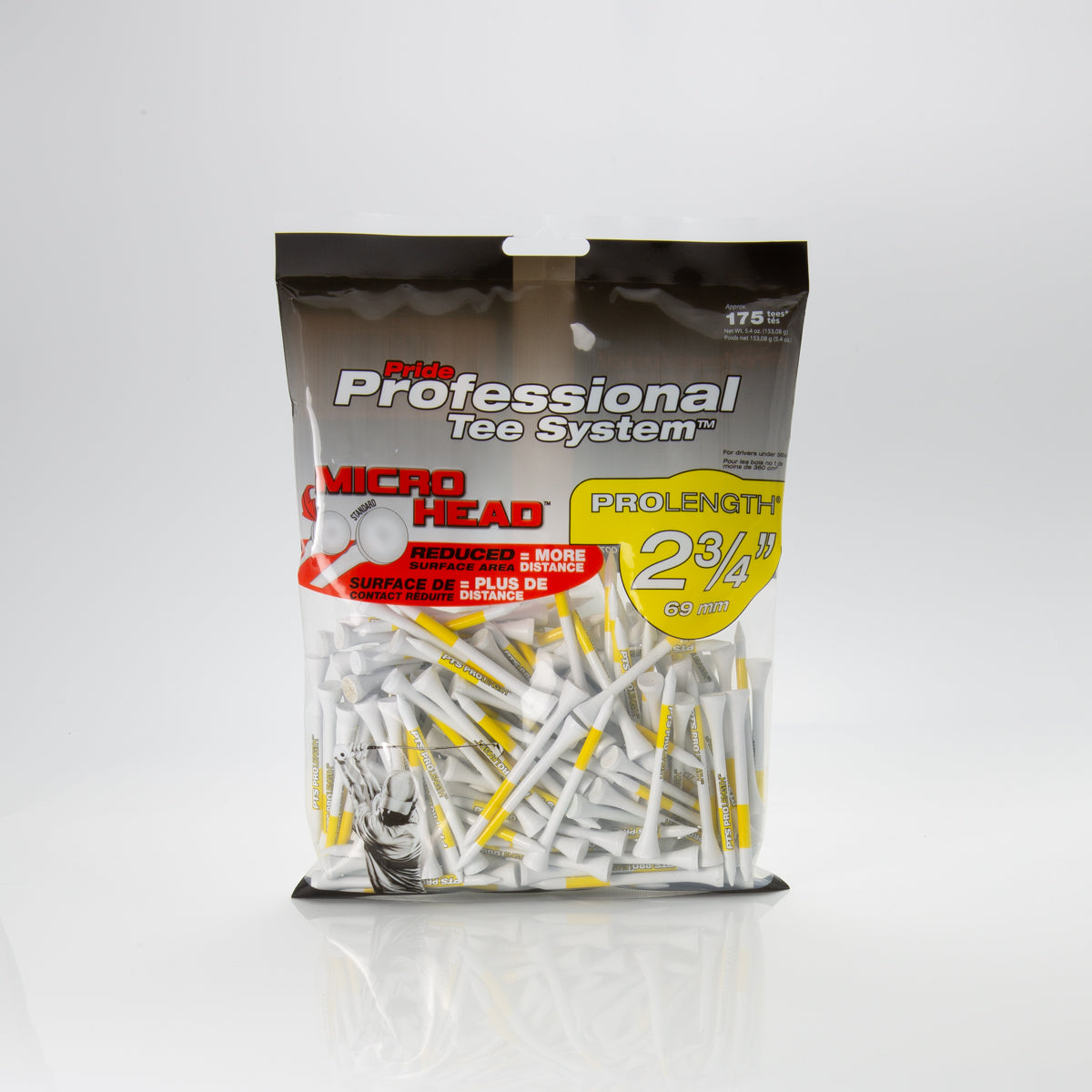 Professional Tee System® (PTS) Micro Head Wood Golf Tee