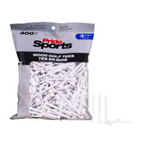 3 ¼" Pride Golf Tee® Packs - White
