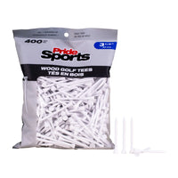 3 ¼" Pride Golf Tee® Packs - White