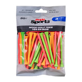 3 ¼" Pride Golf Tee® Packs - Citrus Mix