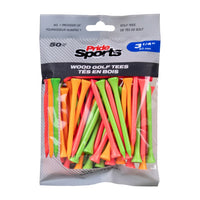 3 ¼" Pride Golf Tee® Packs - Citrus Mix