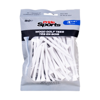 3 ¼" Pride Golf Tee® Packs - White