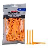3 ¼" Pride Golf Tee® Packs - Citrus Orange