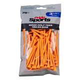 3 ¼" Pride Golf Tee® Packs - Citrus Orange